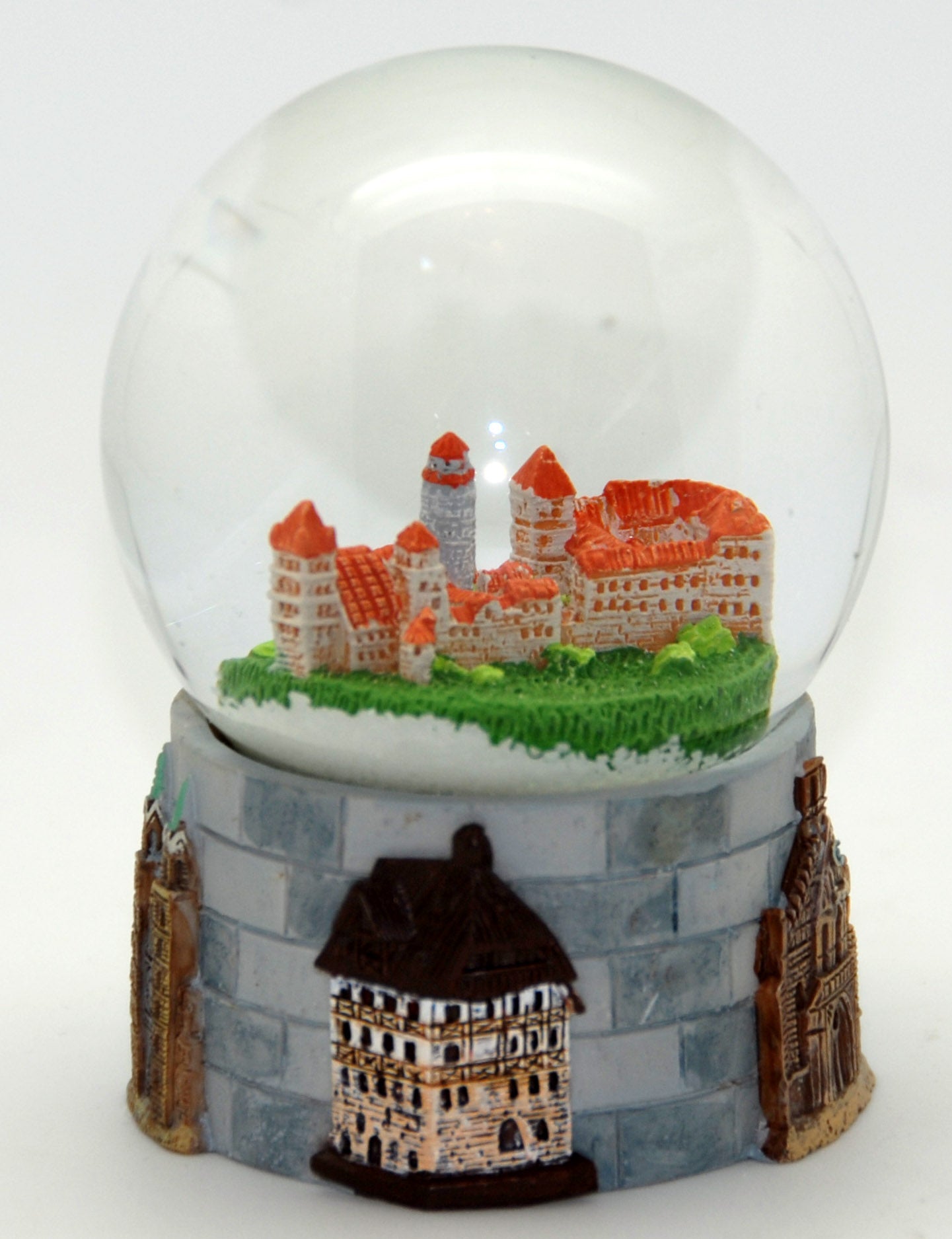 Souvenir Schneekugel Nürnberg Burg - Luftblase - Schneekugelhaus