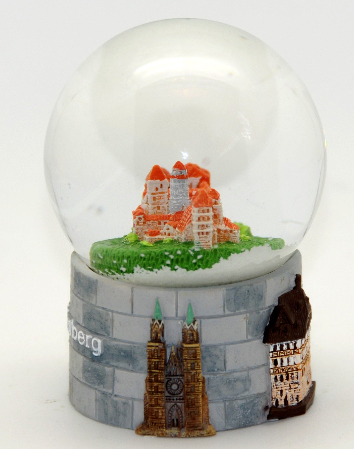 Souvenir Schneekugel Nürnberg Burg - Luftblase - Schneekugelhaus
