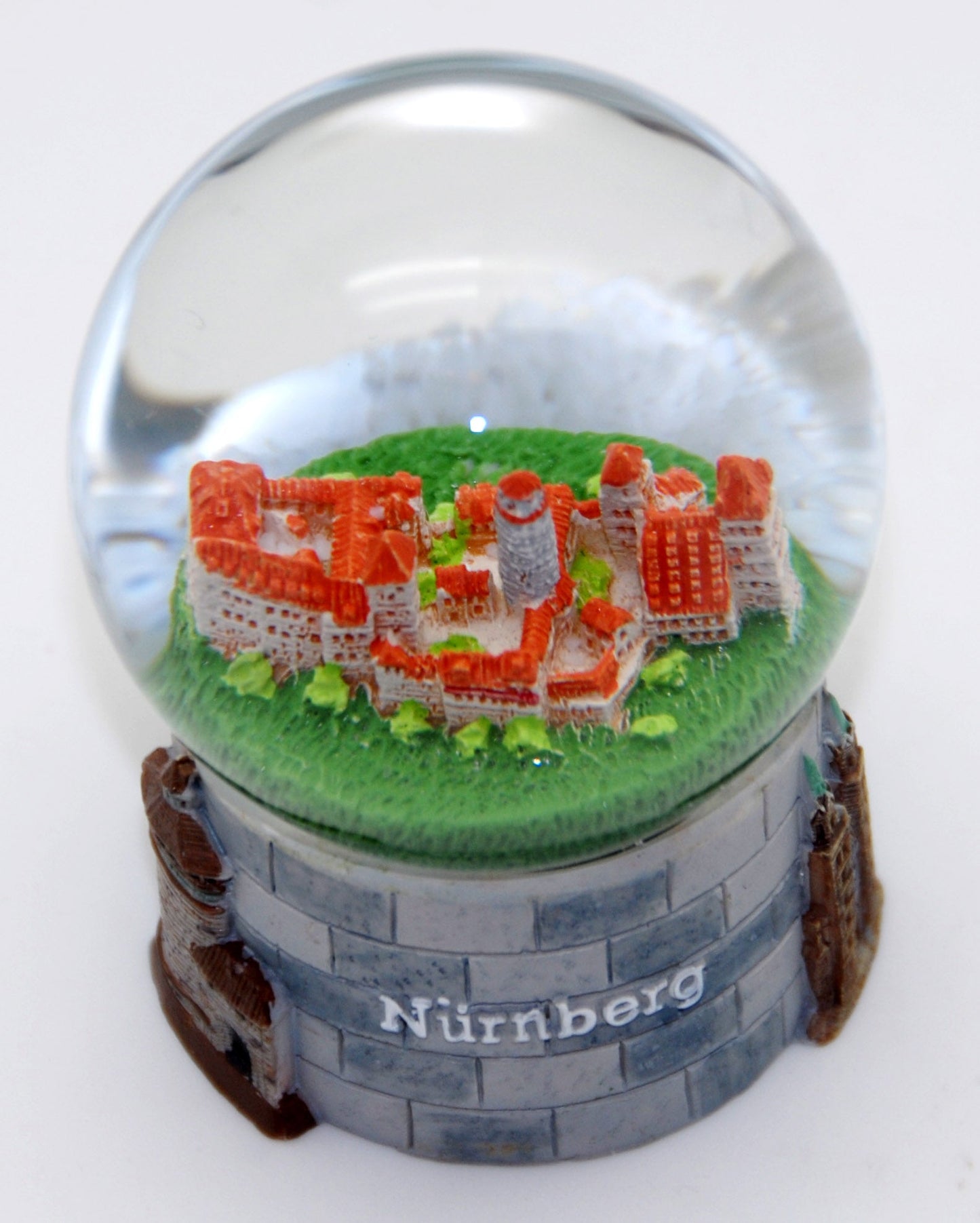 Souvenir Schneekugel Nürnberg Burg - Luftblase - Schneekugelhaus