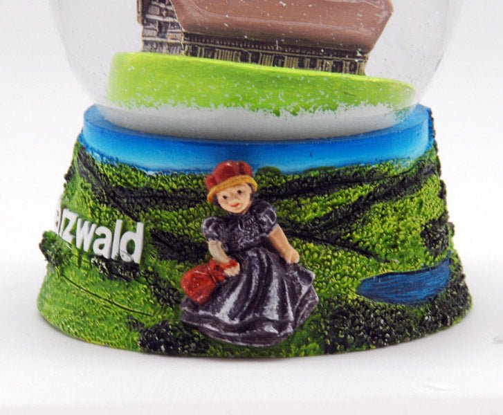Souvenir Schneekugel Schwarzwald - Luftblase - Schneekugelhaus