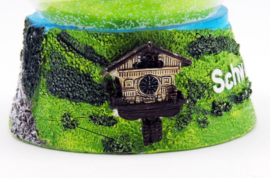 Souvenir Schneekugel Schwarzwald - Luftblase - Schneekugelhaus