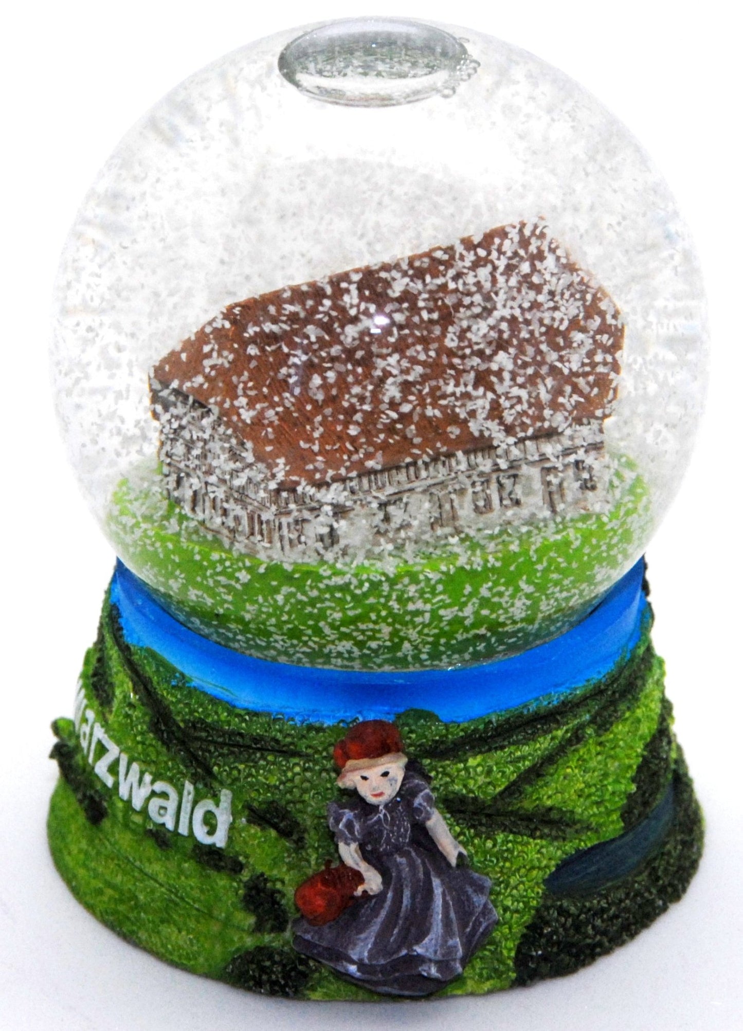Souvenir Schneekugel Schwarzwald - Luftblase - Schneekugelhaus