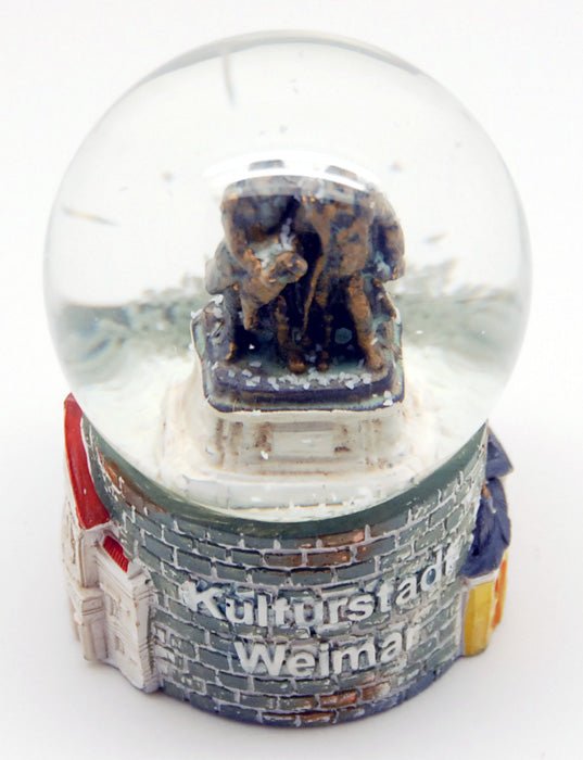 Souvenir Schneekugel Weimar - Luftblase - Schneekugelhaus