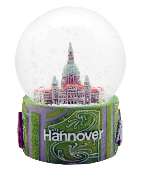Souvenirschneekugel Hannover Rathaus - Luftblase - Schneekugelhaus
