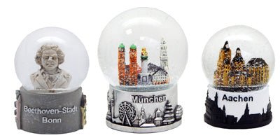 Bonn Beethoven und München Skyline wieder verfügbar - Neu Aachen Dom - Schneekugelhaus