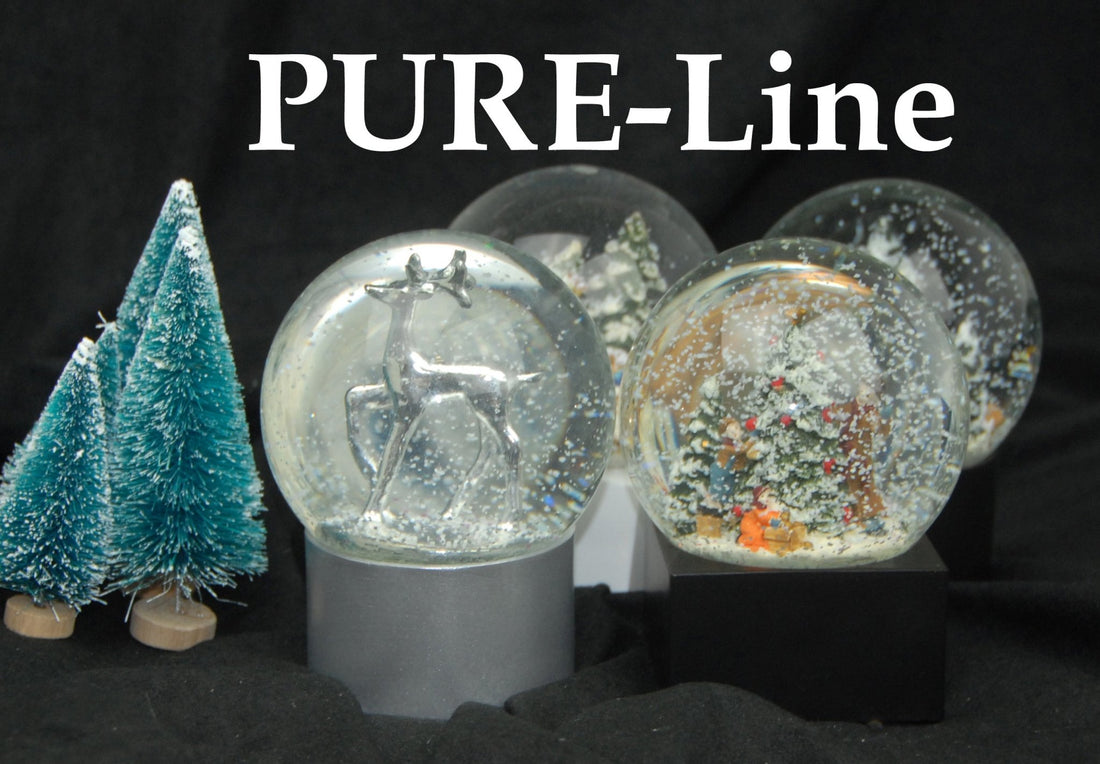 PURE-Line: Neue Schneekugel-Serie im nordischen Design-Stil - Schneekugelhaus