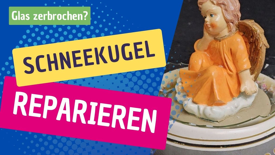 Tutorial - Glas der Lieblings-Schneekugel zerbrochen? So kannst du sie reparieren - Schneekugelhaus