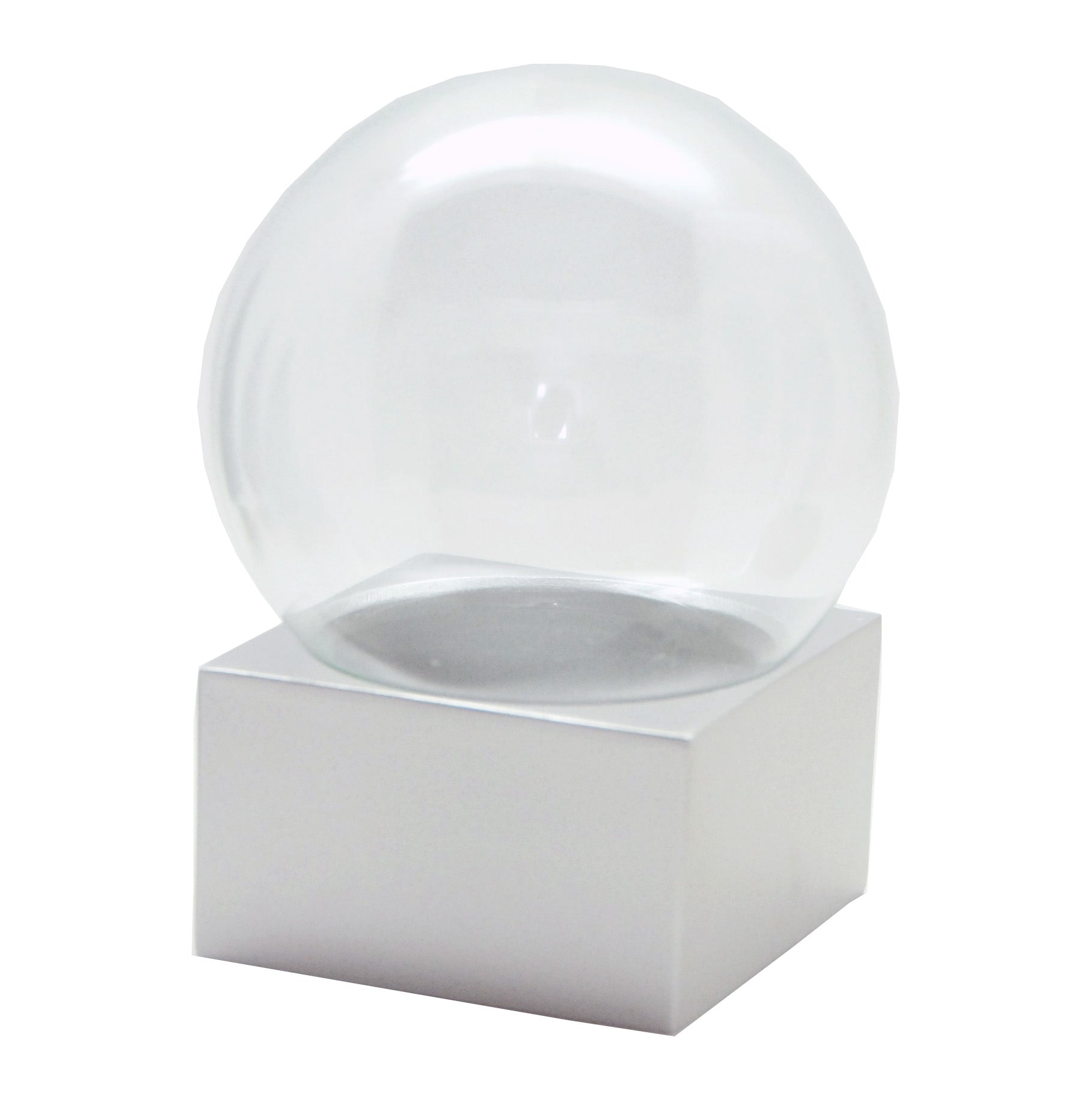 100mm Bastelset Polyresin Sockel in verschiedenen Varianten - DIY - Schneekugel - Schneekugelhaus