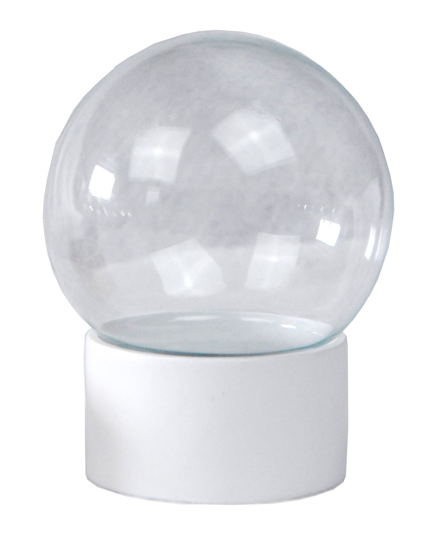 100mm Bastelset Polyresin Sockel in verschiedenen Varianten - DIY - Schneekugel - Schneekugelhaus