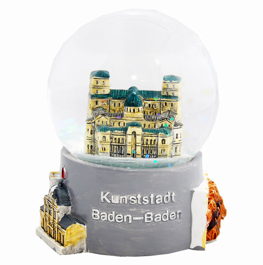 Souvenir Schneekugel Kunststadt Baden-Baden