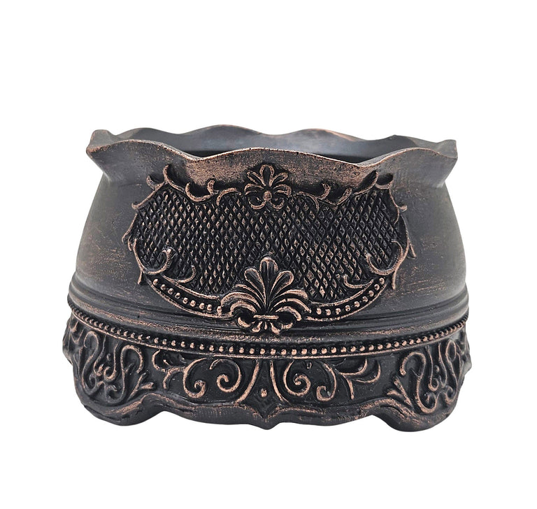 Sockel Kupfer antik für 100mm DIY - Schneekugel - Schneekugelhaus