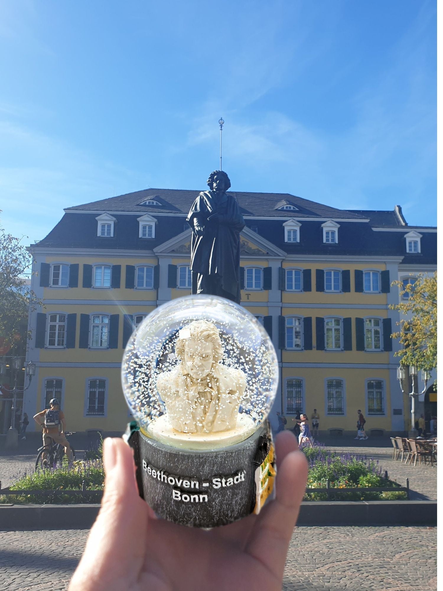 Souvenir Schneekugel Beethoven - Bonn - Schneekugelhaus