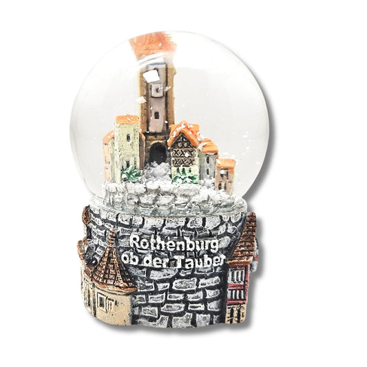 Souvenir Schneekugel Rothenburg Plönlein 45mm Durchmesser - Schneekugelhaus