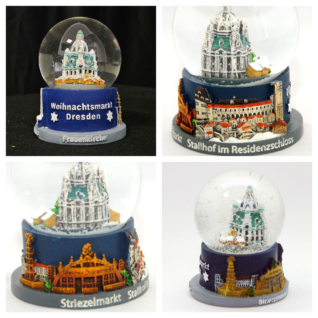 Souvenir Schneekugel Weihnachtsmarkt Dresden - Schneekugelhaus