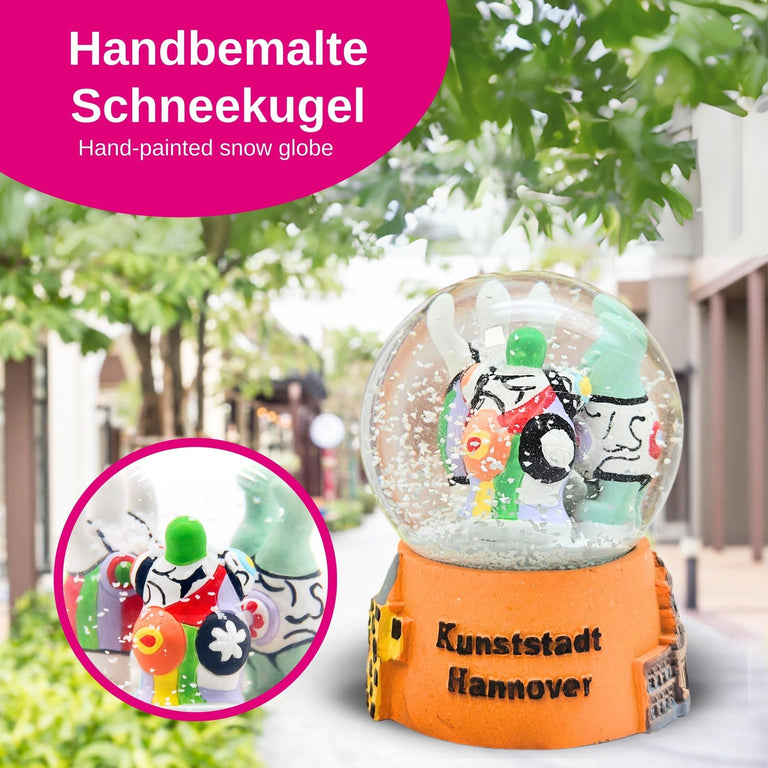 Souvenirschneekugel Hannover Nanas - Schneekugelhaus