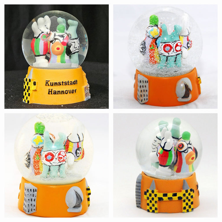 Souvenirschneekugel Hannover Nanas - Schneekugelhaus