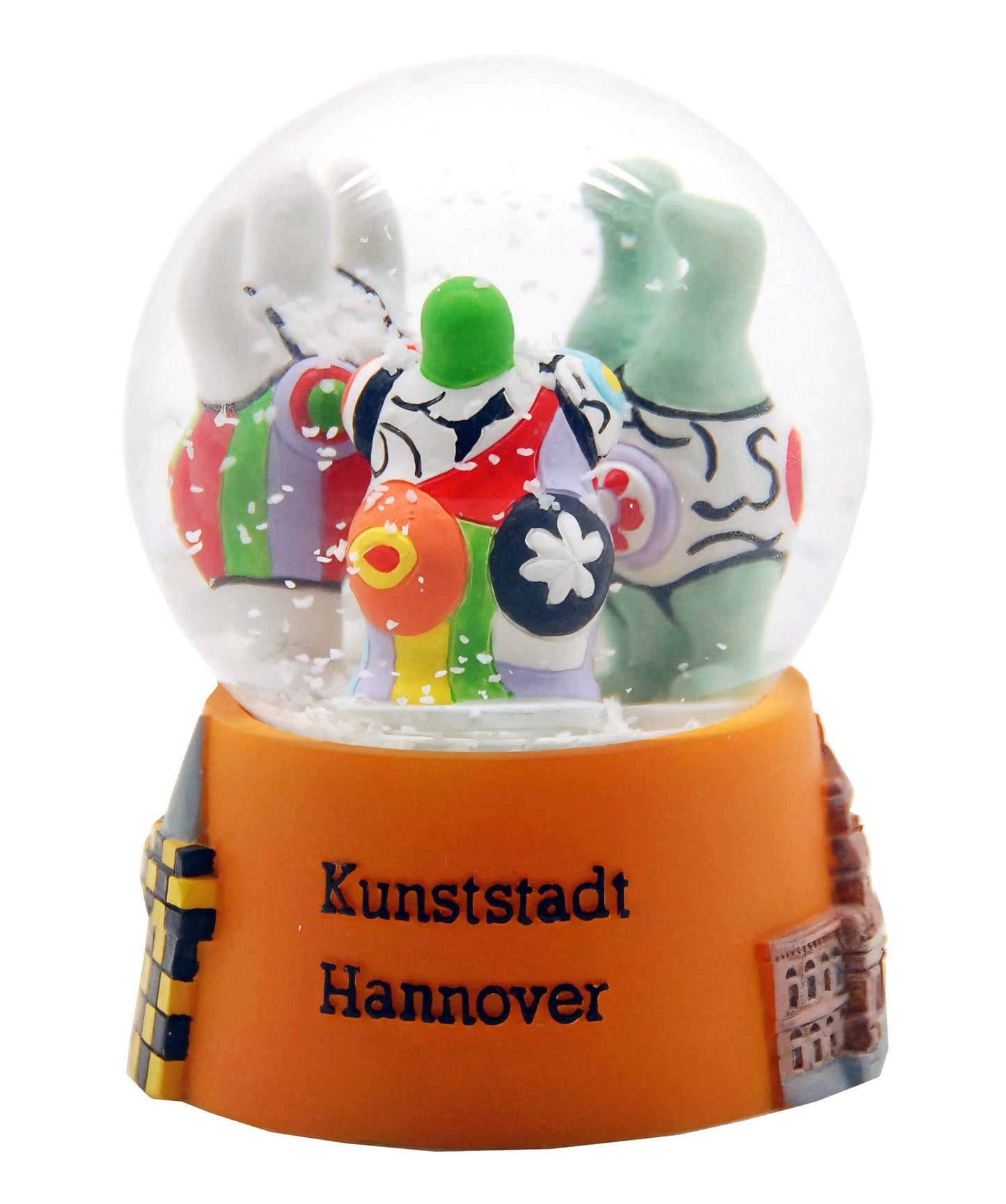 Souvenirschneekugel Hannover Nanas - Schneekugelhaus