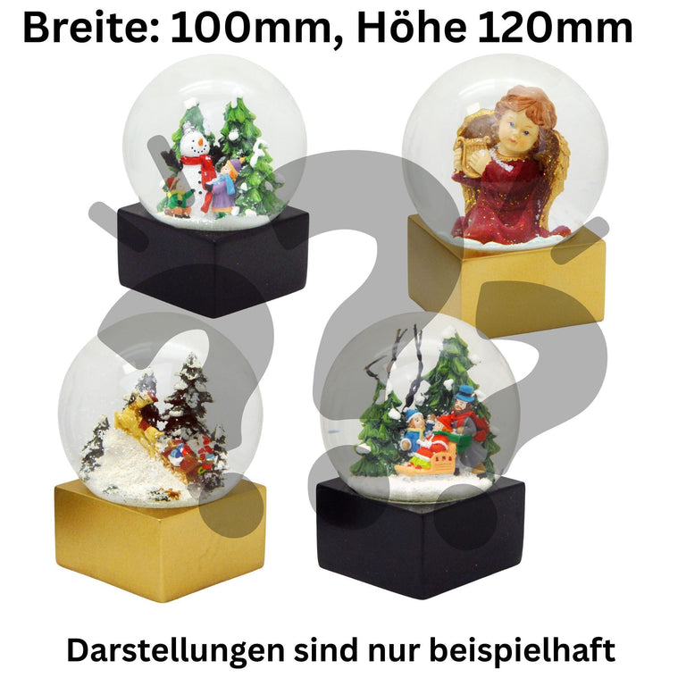 Surprise-Paket: 1 Schneekugel PURE-Line Durchmesser 100mm - Auswahl zufällig