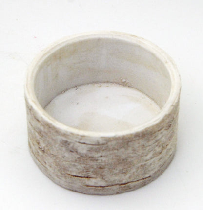 100mm Polyresin Sockel Holzmotiv rund für DIY-Schneekugel - Schneekugelhaus
