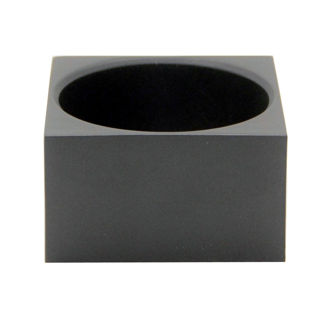 100mm Polyresin Sockel schwarz eckig für DIY-Schneekugel - Schneekugelhaus