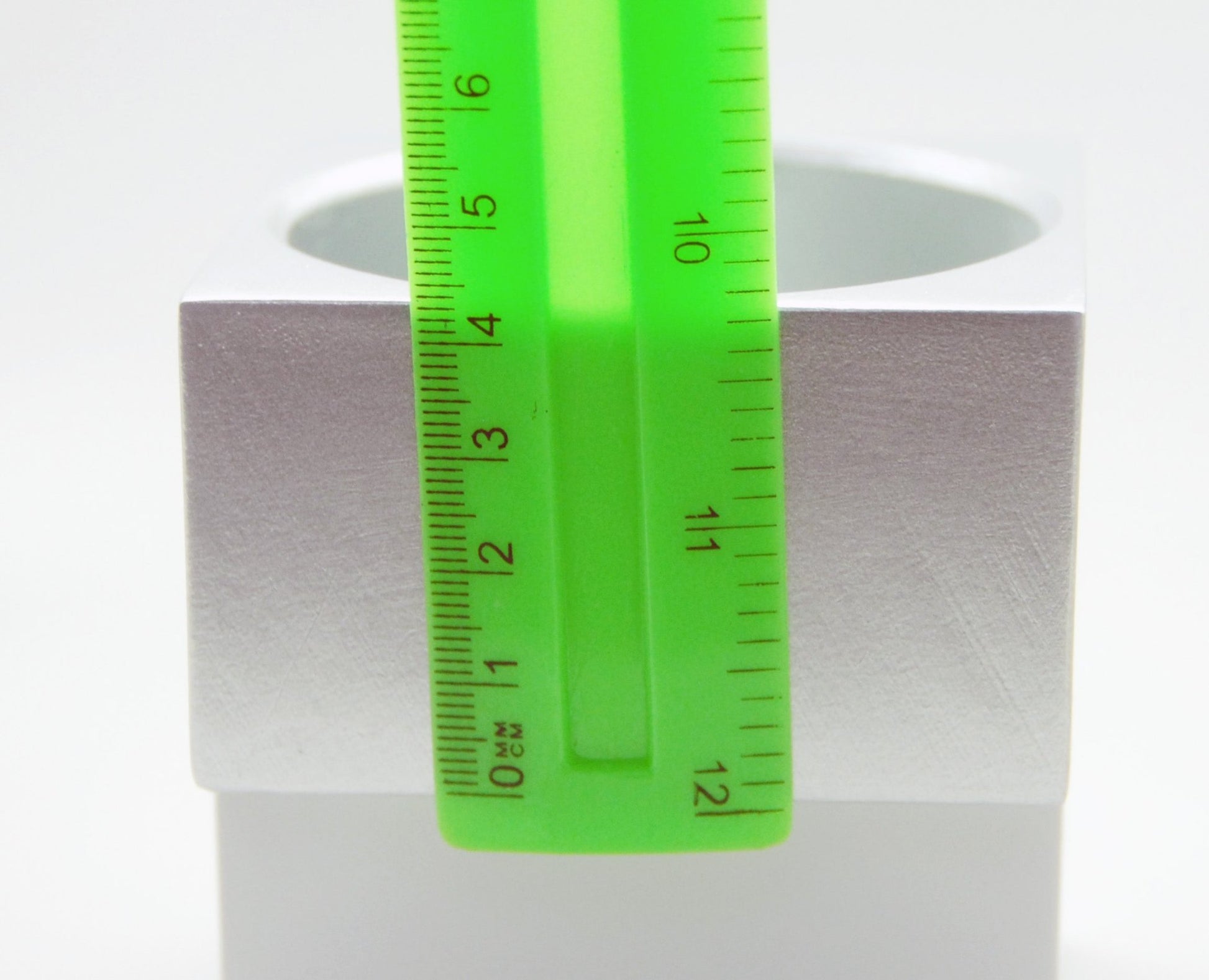 100mm Polyresin Sockel silber eckig für DIY-Schneekugel - Schneekugelhaus