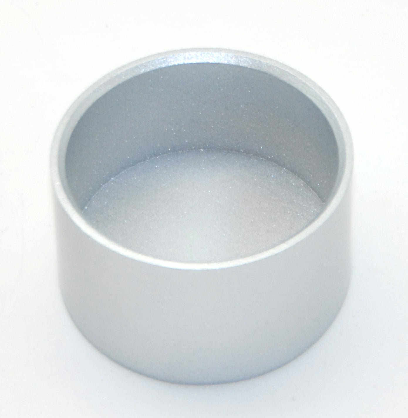 100mm Polyresin Sockel silber rund für DIY-Schneekugel - Schneekugelhaus