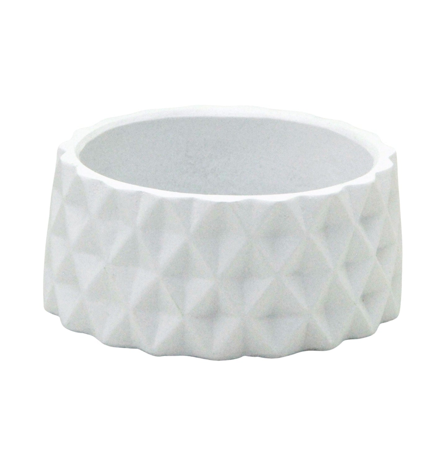 100mm Polyresin Sockel weiß rund kubische Form für DIY-Schneekugel - Schneekugelhaus
