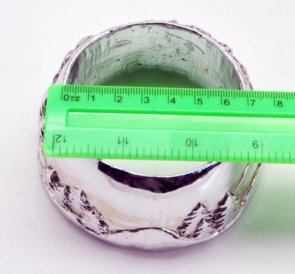 100mm- Porzellan Sockel silber Landschaft DIY-Schneekugel - Schneekugelhaus