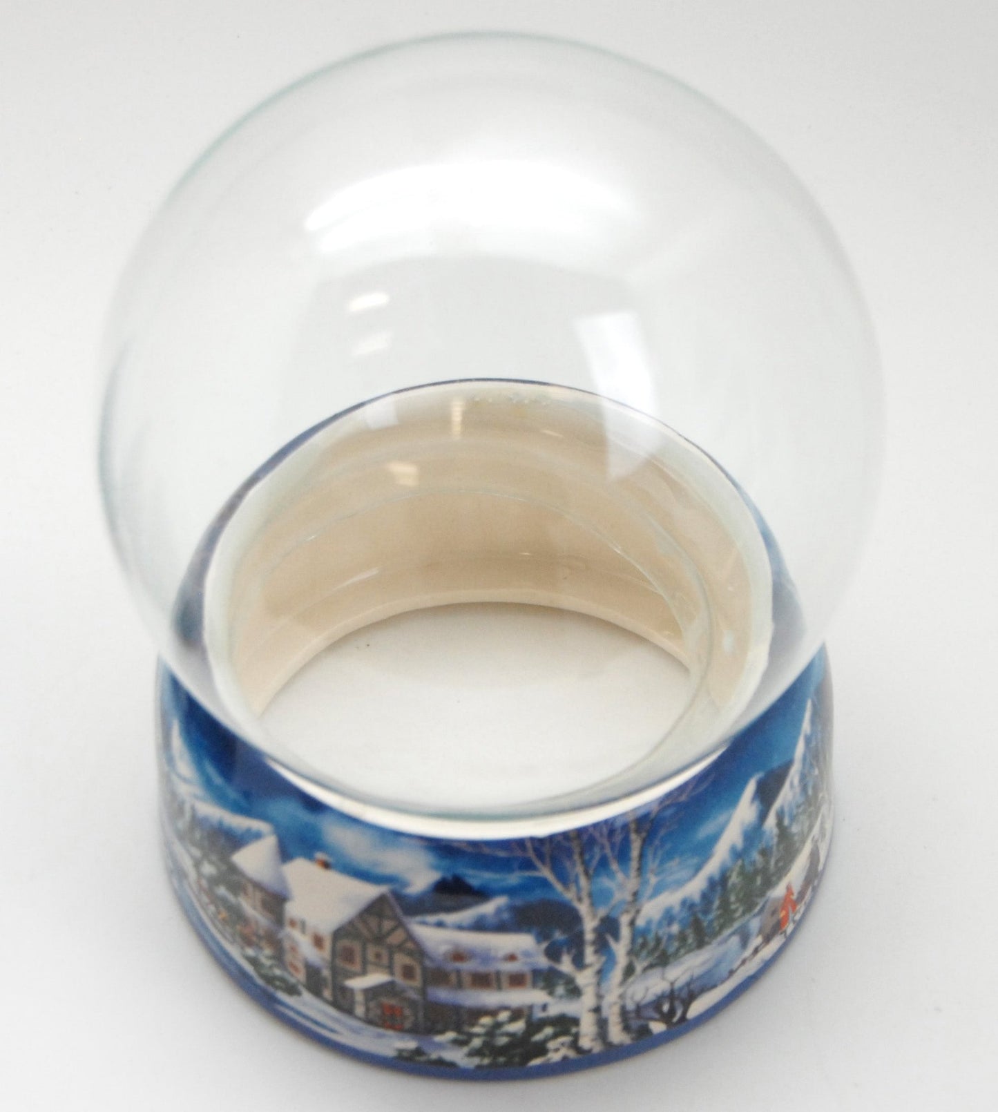 150mm DIY Schneekugelset Winter hell mit Spieluhr Winter Wonderland - Schneekugelhaus