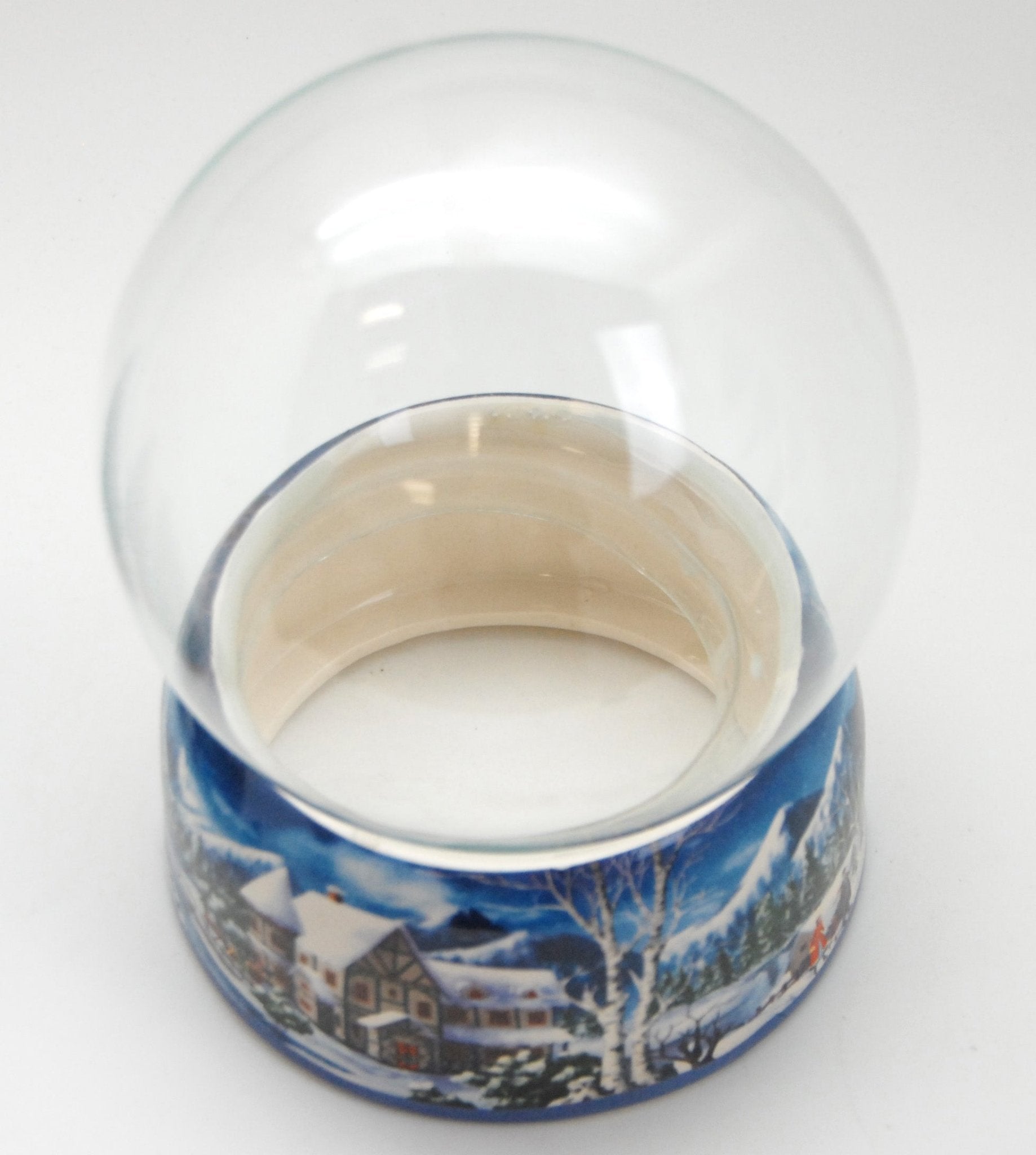 150mm DIY Schneekugelset Winter hell mit Spieluhr Winter Wonderland - Schneekugelhaus