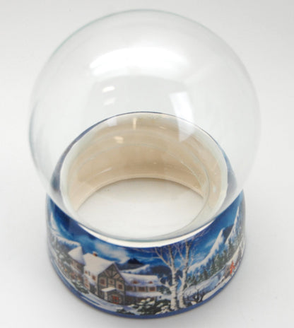 150mm DIY Schneekugelset Winter hell mit Spieluhr Winter Wonderland - Schneekugelhaus