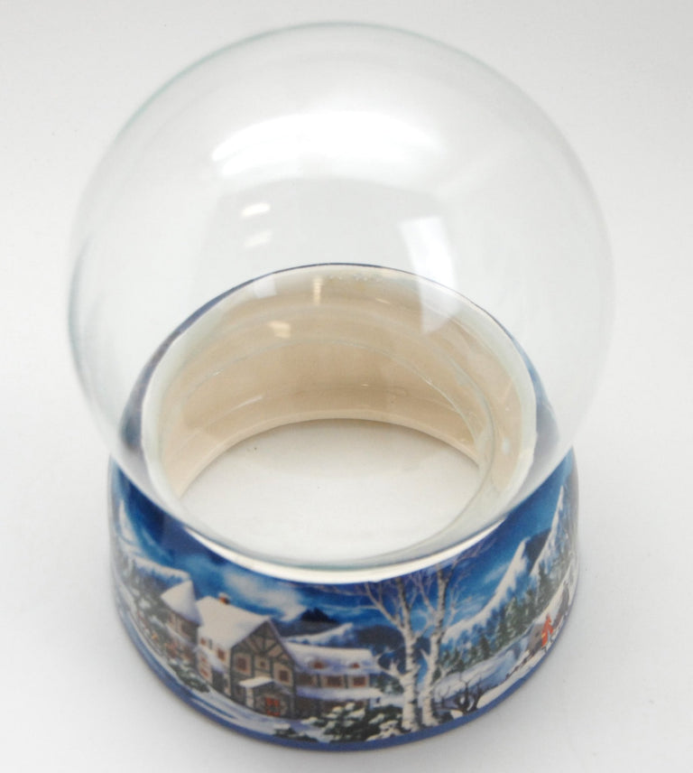 150mm DIY Schneekugelset Winter hell mit Spieluhr Winter Wonderland - Schneekugelhaus