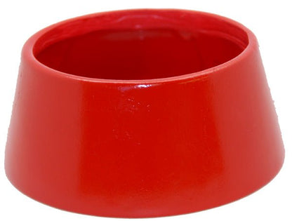 150mm- Porzellan Sockel rot DIY-Schneekugel - Schneekugelhaus