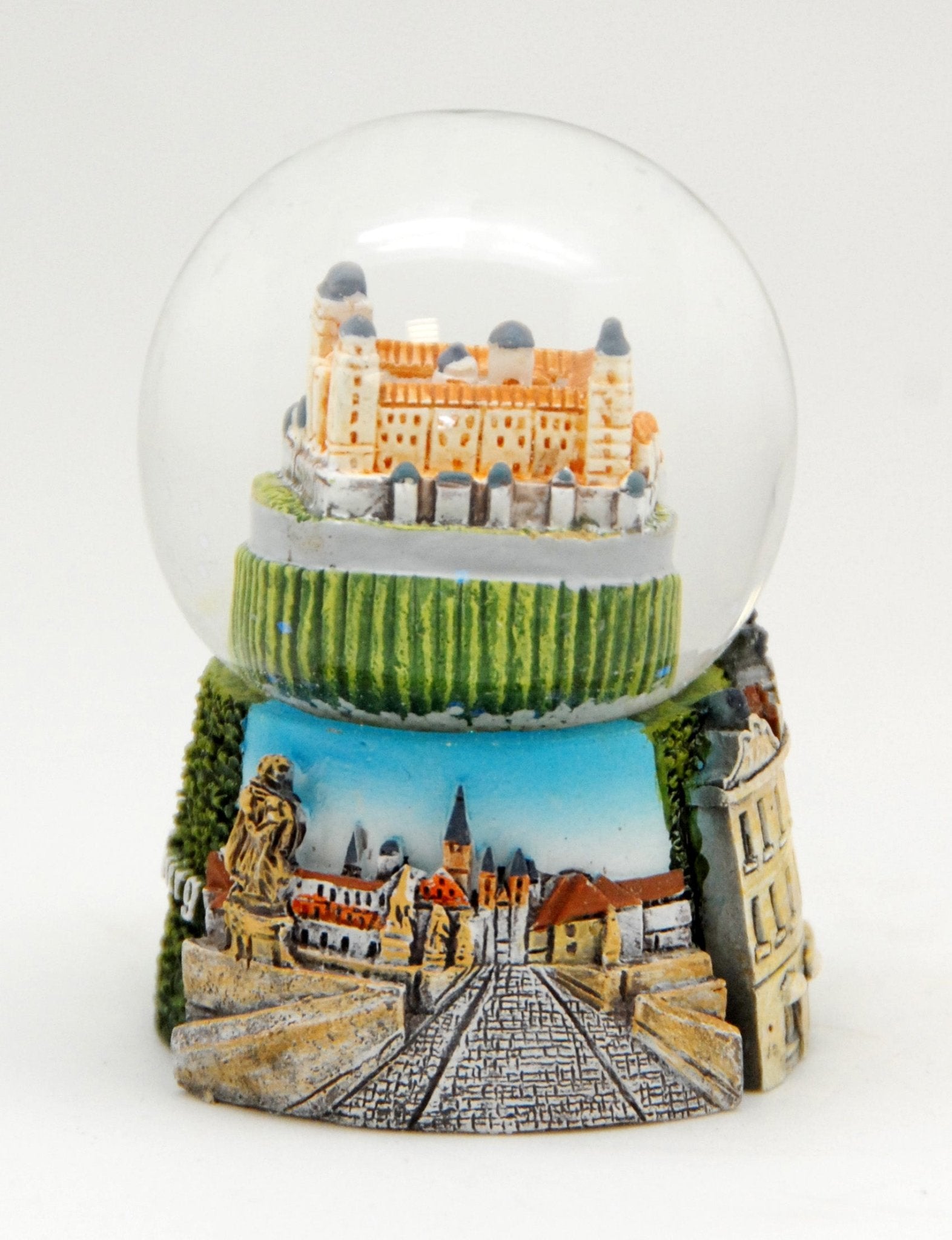 2er Set süße Souvenir-Schneekugeln Würzburg Festung Marienberg Residenz - Schneekugelhaus