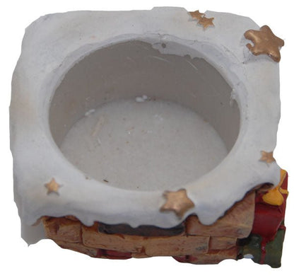65mm Sockel mit Geschenken für DIY-Schneekugel - Schneekugelhaus