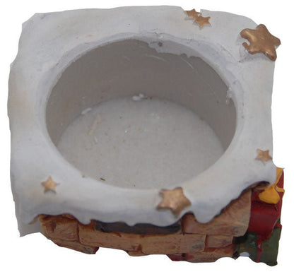 65mm Sockel mit Geschenken für DIY-Schneekugel - Schneekugelhaus