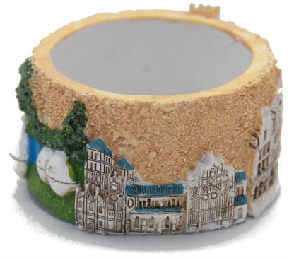 65mm Sockel mit Motiven aus Münster für DIY-Schneekugel - Schneekugelhaus
