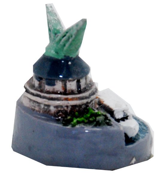 Bastel-Figur Alter Kranen Würzburg für DIY Schneekugel - Schneekugelhaus