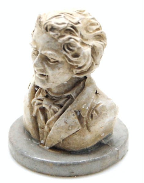 Bastel-Figur Beethoven für DIY Schneekugel - Schneekugelhaus