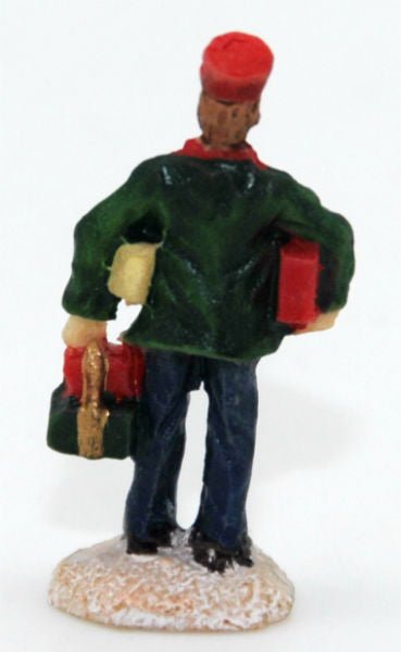 Bastel-Figur Bote mit Geschenken für DIY Schneekugel - Schneekugelhaus