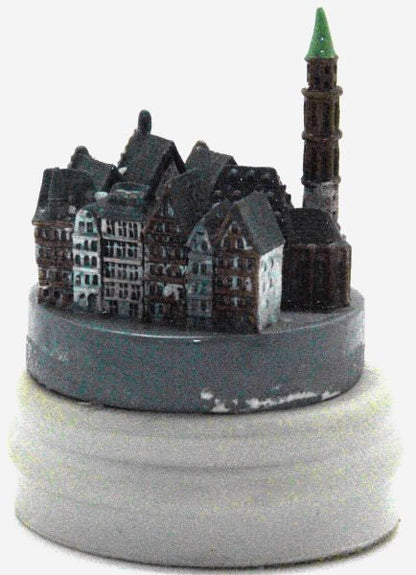 Bastel-Figur Frankfurt Römer für DIY Schneekugel - Schneekugelhaus