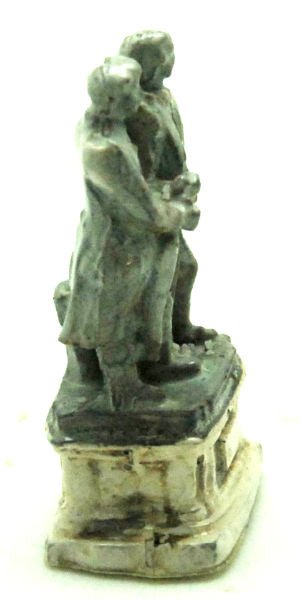 Bastel-Figur Goethe und Schiller für DIY Schneekugel - Schneekugelhaus
