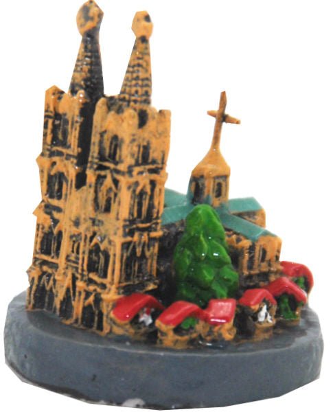 Bastel-Figur Kölner Dom für DIY Schneekugel - Schneekugelhaus
