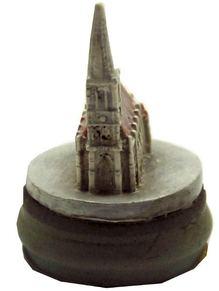 Bastel-Figur Lambertikirche in Münster für DIY Schneekugel - Schneekugelhaus