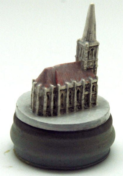 Bastel-Figur Lambertikirche in Münster für DIY Schneekugel - Schneekugelhaus