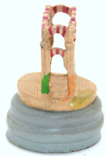 Bastel-Figur maurische Rundbögen für DIY Schneekugel - Schneekugelhaus