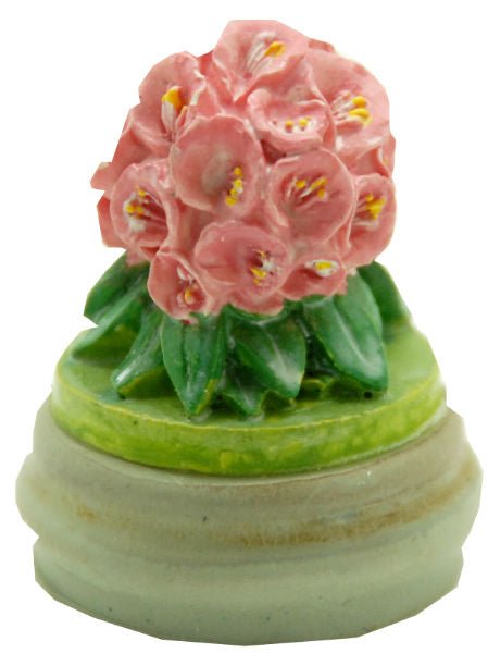 Bastel-Figur Rhododendronblüte für DIY Schneekugel - Schneekugelhaus
