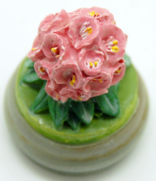 Bastel-Figur Rhododendronblüte für DIY Schneekugel - Schneekugelhaus