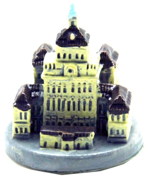 Bastel-Figur Schloss in Ludwigsburg für DIY Schneekugel - Schneekugelhaus