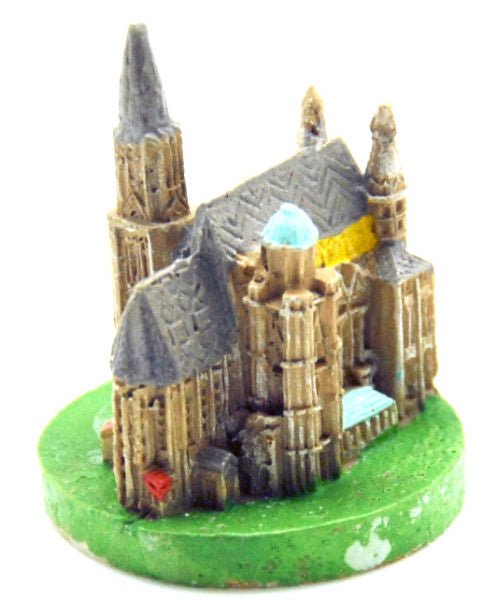 Bastel-Figur Stephansdom in Wien für DIY Schneekugel - Schneekugelhaus